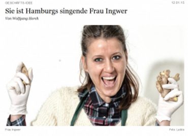 Frau ingwer Sie ist Hamburgs singende Frau Ingwer