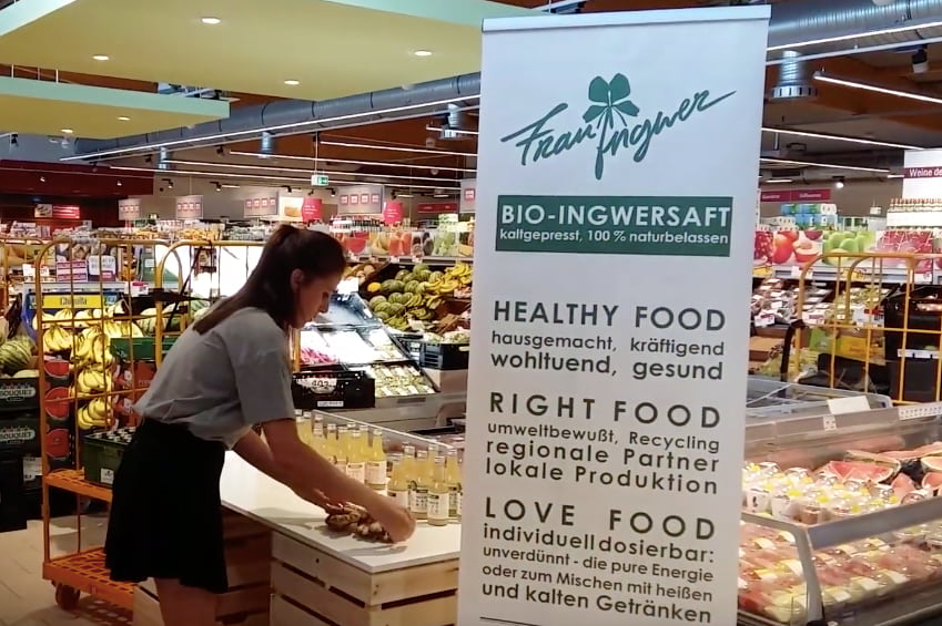 Frau ingwer bei rewe